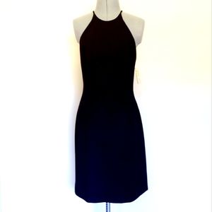 Laundry Black Crepe Halter Cocktail Dress, Size 2